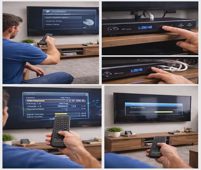 فني تركيب دش بجدة وبرمجه الرسيفرات والستلايت